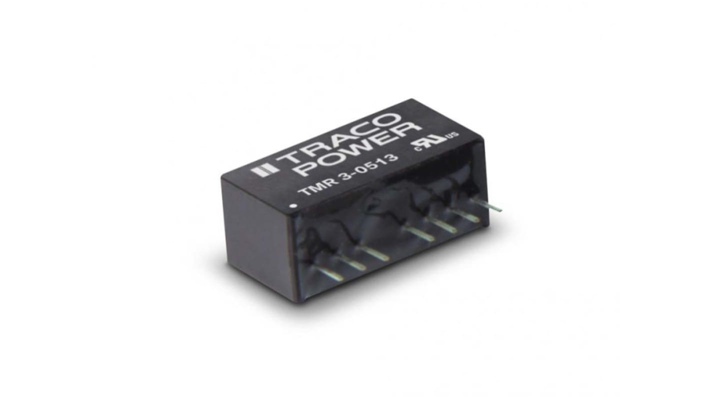 Convertisseur DC-DC TRACOPOWER, TMR 3, Montage traversant, 3W, 1 sortie, 3.3V c.c., 700mA