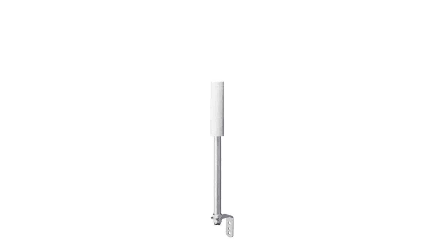 Patlite LR4 Series White Mounting Base with Tube, 24 V dc, LED Bulb, DC