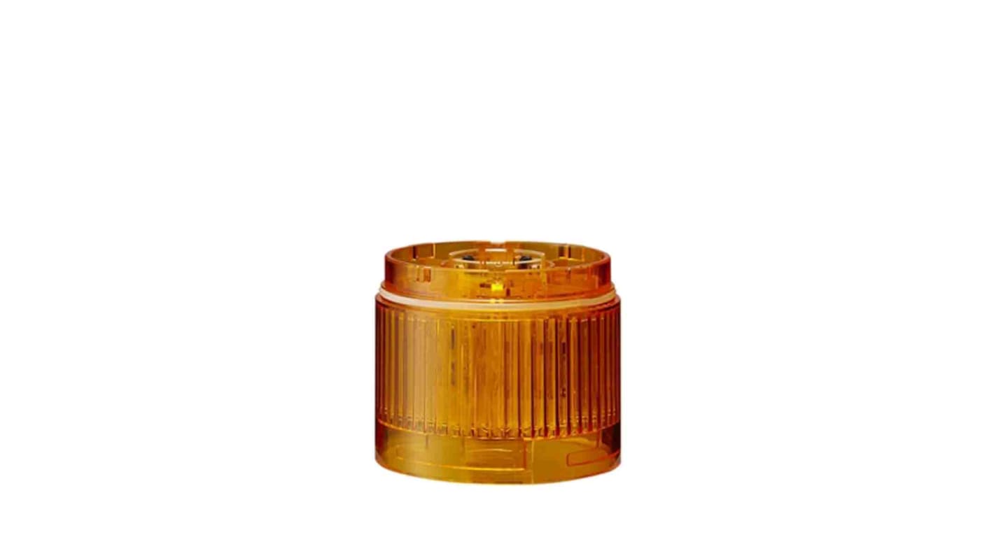 Patlite LR6 Series Amber Light Module, 24 V dc, LED Bulb