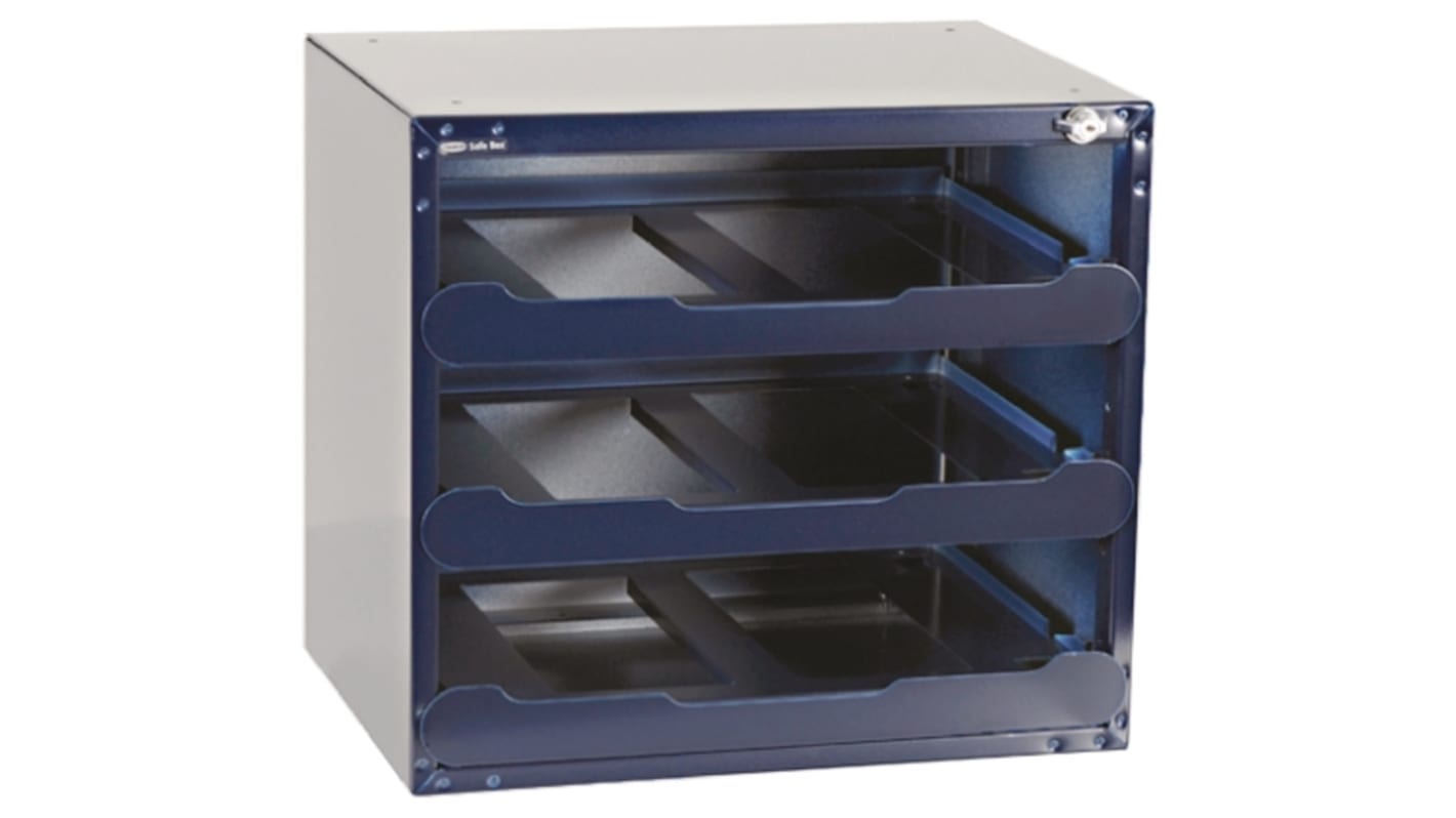 Grey PC Compartment Box, 403mm x 451mm x 330mm