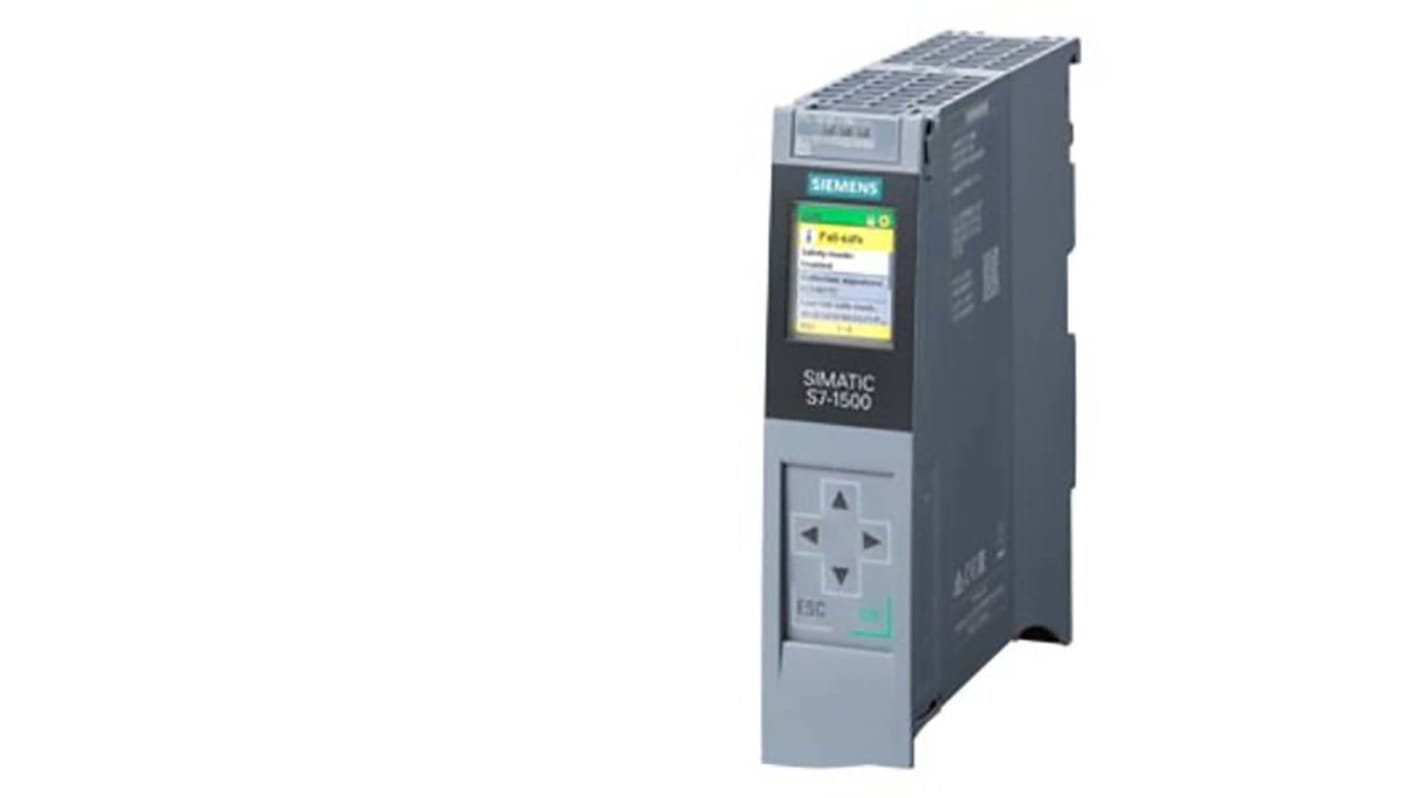 Siemens SIMATIC S7-1500F Series PLC CPU for Use with SIMATIC S7-1500F, 24 V dc Supply