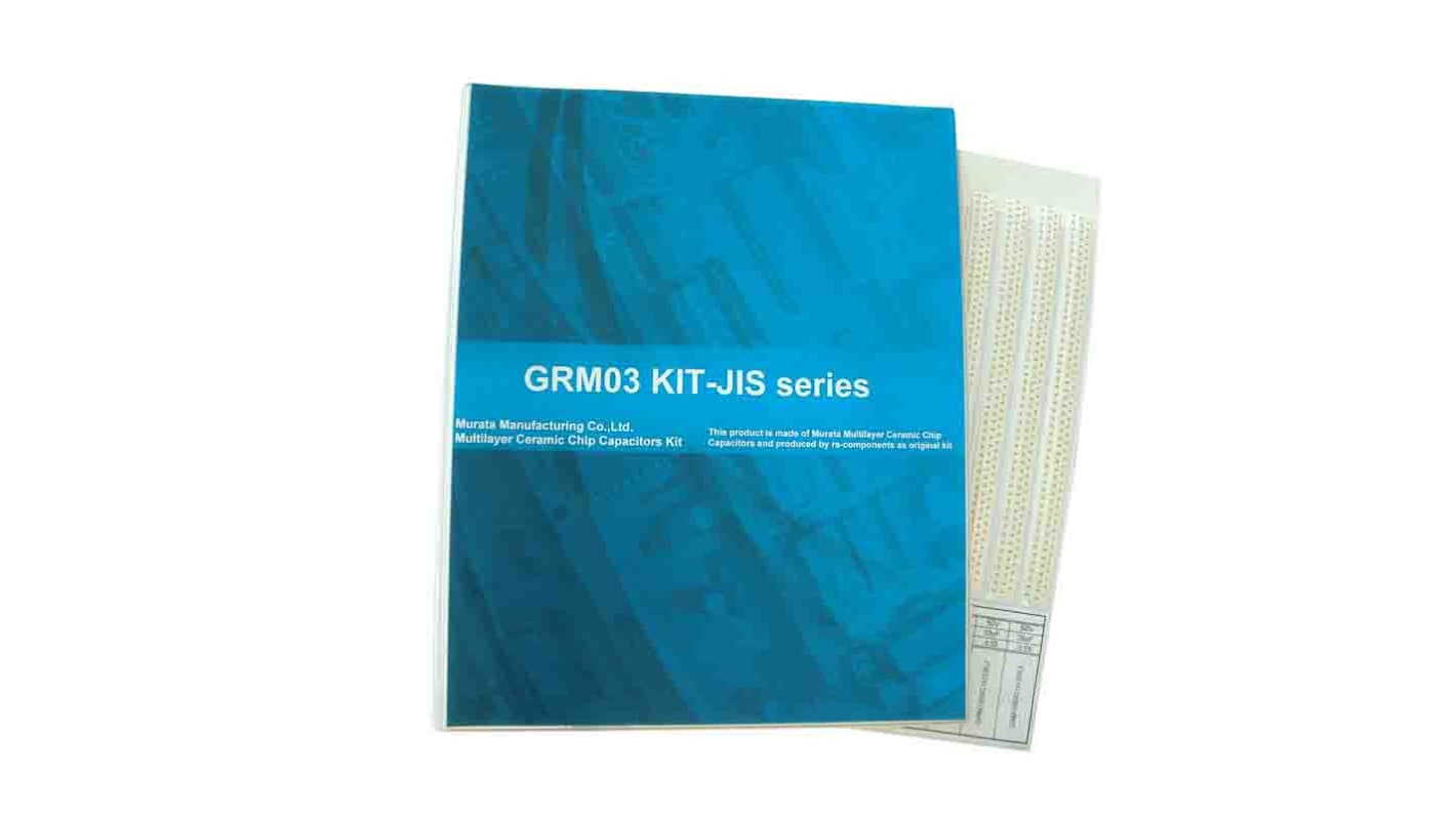 Kit de condensador Murata, GRM03 KIT-JIS, 59 piezas, SMD