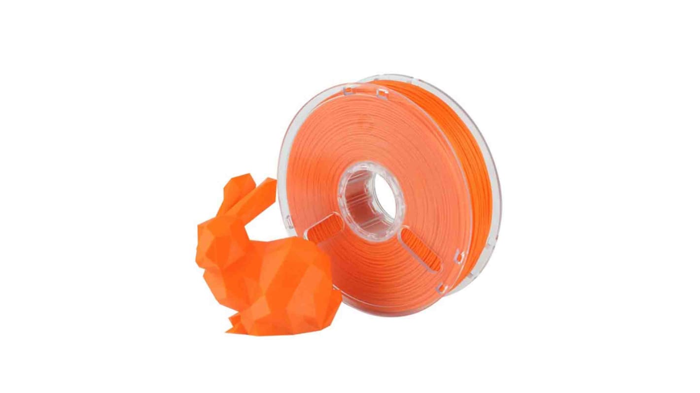 Filament pour imprimante 3D Polymaker, PLA robuste, Ø 1.75mm, Orange, 750g, FDM