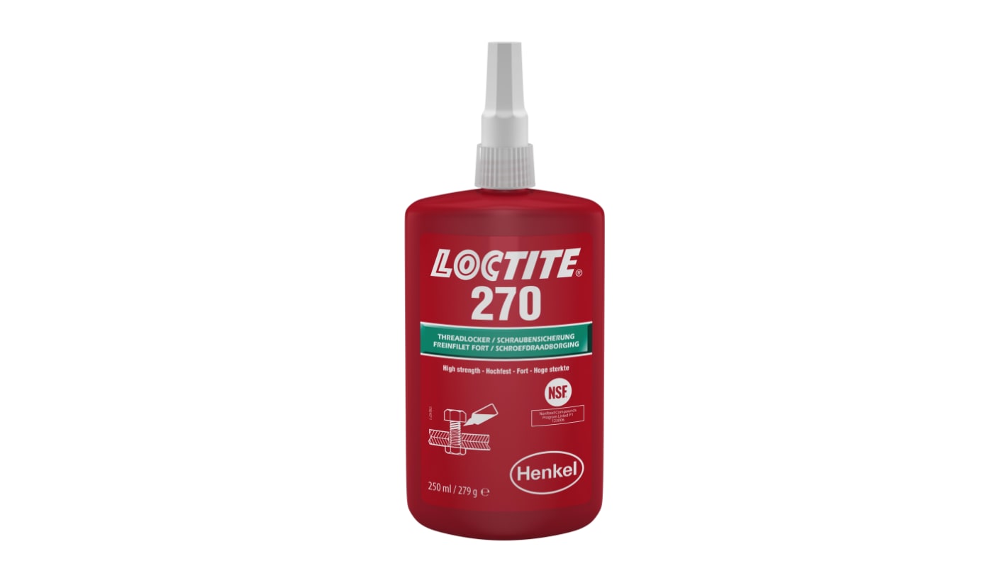 1335906 Loctite Loctite 270 Green Threadlocking Adhesive, 250 ml, 24
