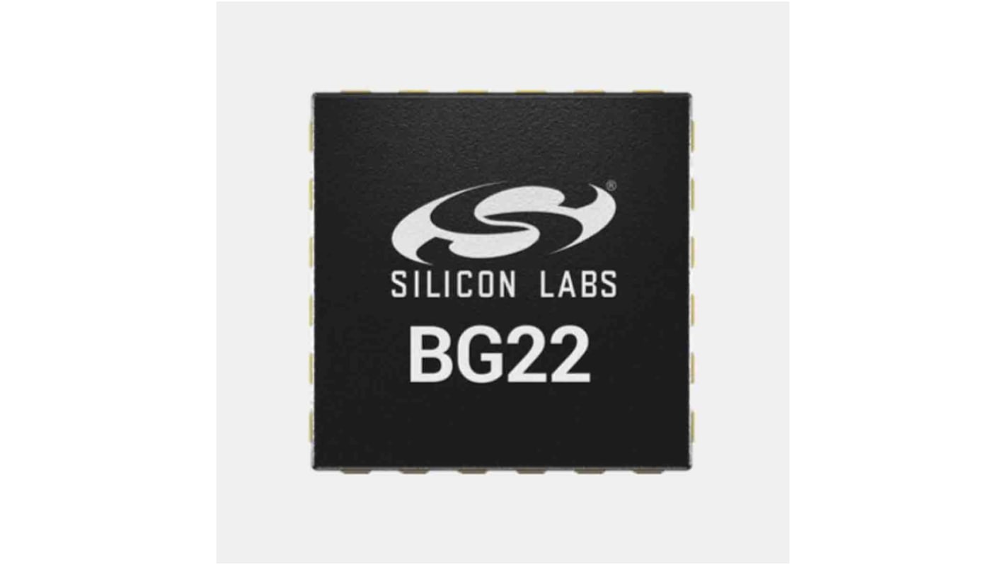 Microcontrollore wireless Silicon Labs, QFN, EFR32BG22 Wireless Gecko SoC, 32 Pin, Montaggio superficiale, 32bit,