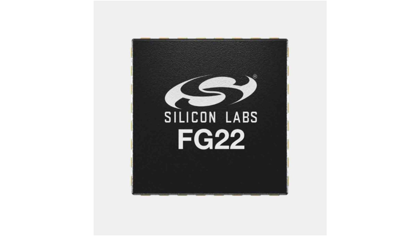 Silicon Labs ワイヤレスMCU, 32-Pin QFN EFR32FG22C121F512GM32-C