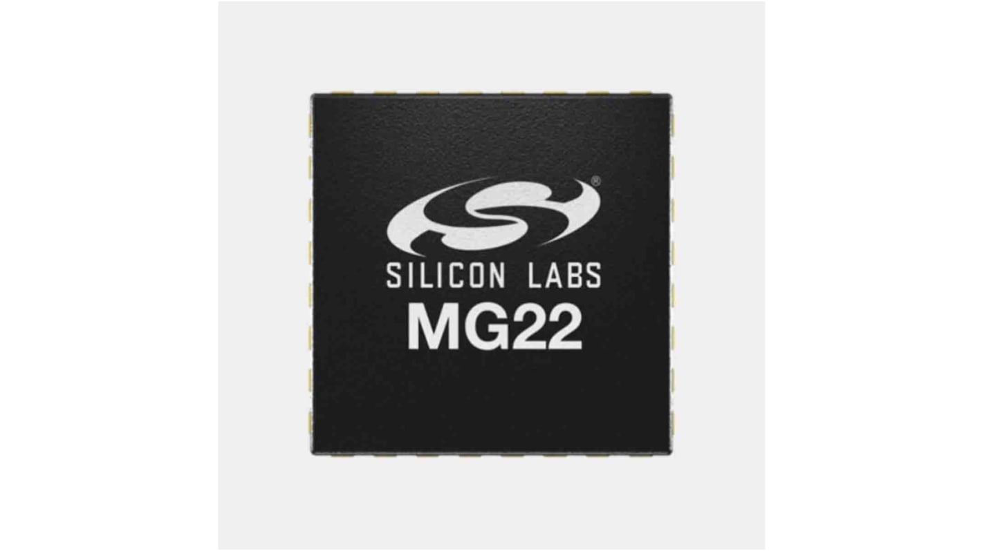 Silicon Labs ワイヤレスMCU, 32-Pin QFN EFR32MG22C224F512IM32-C