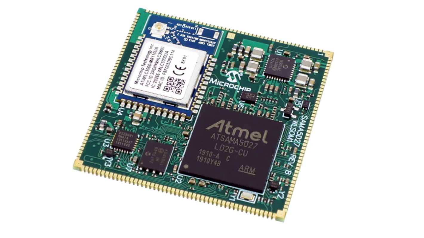 Mikroprocesszor ATSAMA5D27-WLSOM1 SAMA5D27, 32bit, ARM, 500MHz, 188-tüskés, SIP