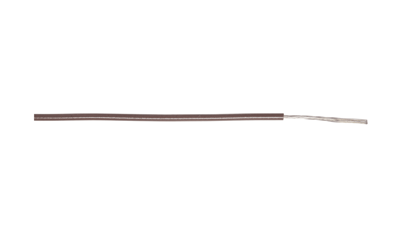 Fils de câblage AXINDUS, KY33, 1 mm², Marron, 18 AWG, 200m, 750 V