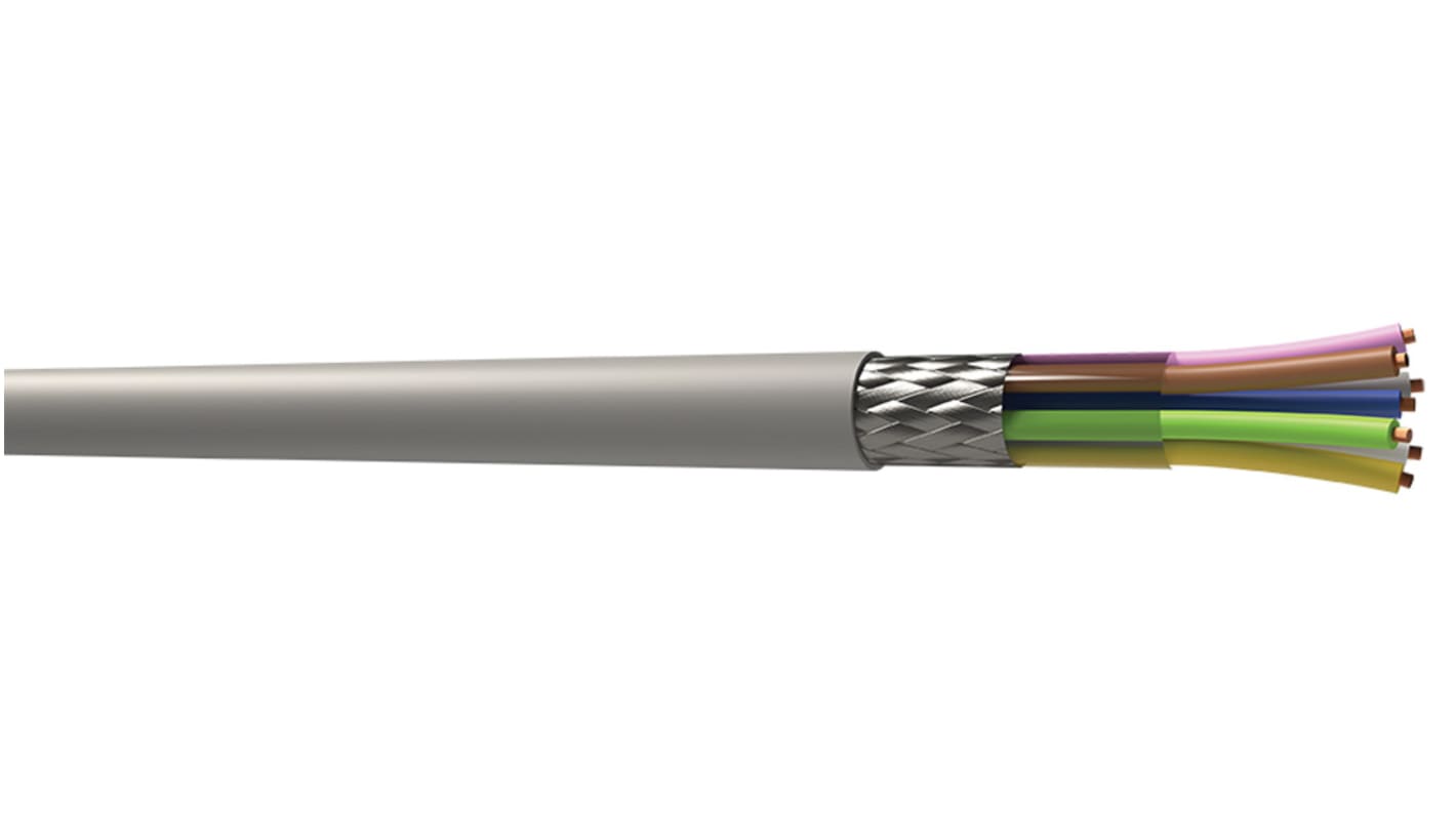 Cable de datos CAE Groupe K-DATA LIHCH DIN47100, 0,34 mm², long. 100m, 300/500 V, Pirorretardante