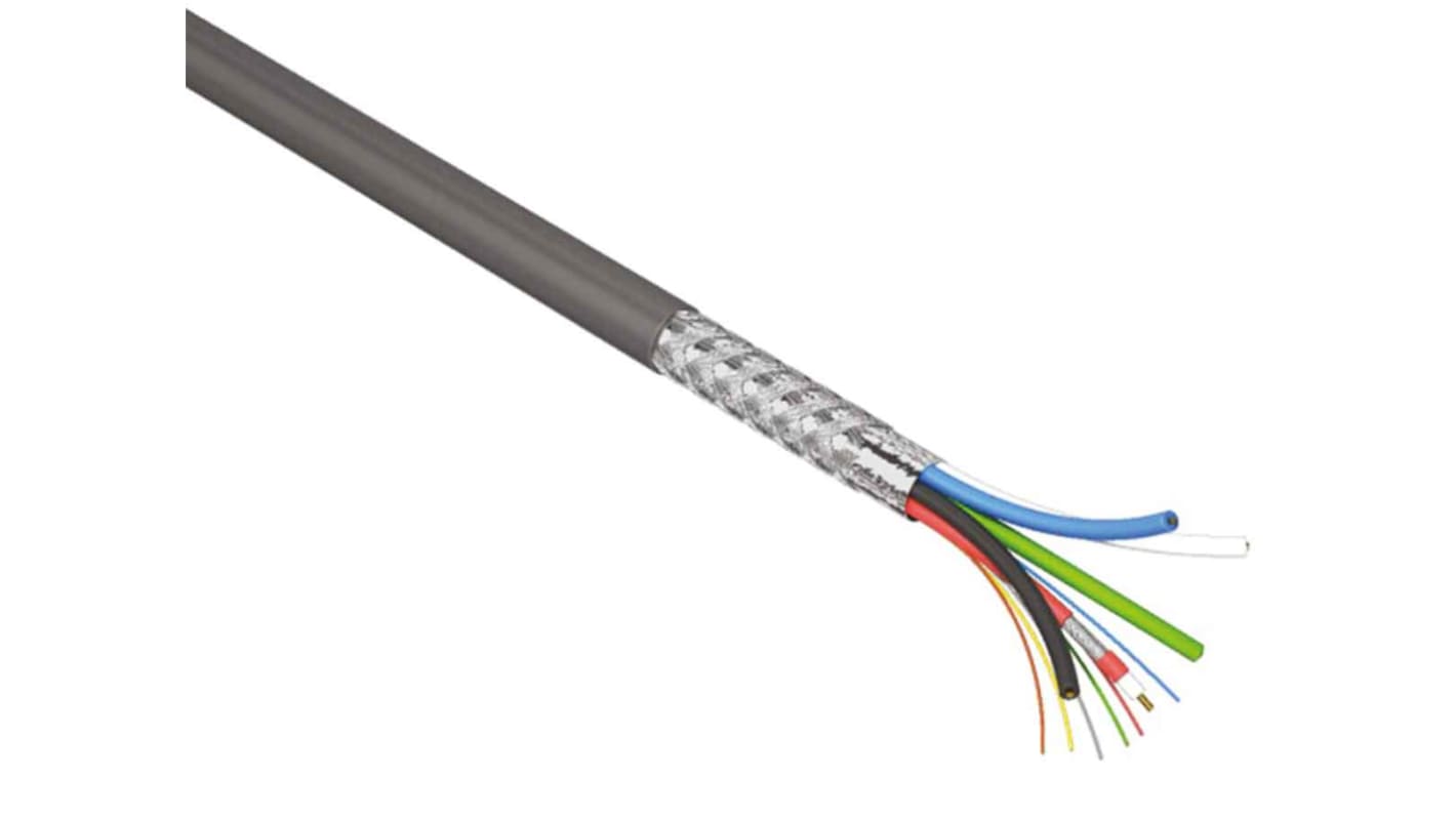 S2Ceb-Groupe Cae MCCFP Series Coaxial Cable, 1000m, Stranded Coaxial, Unterminated