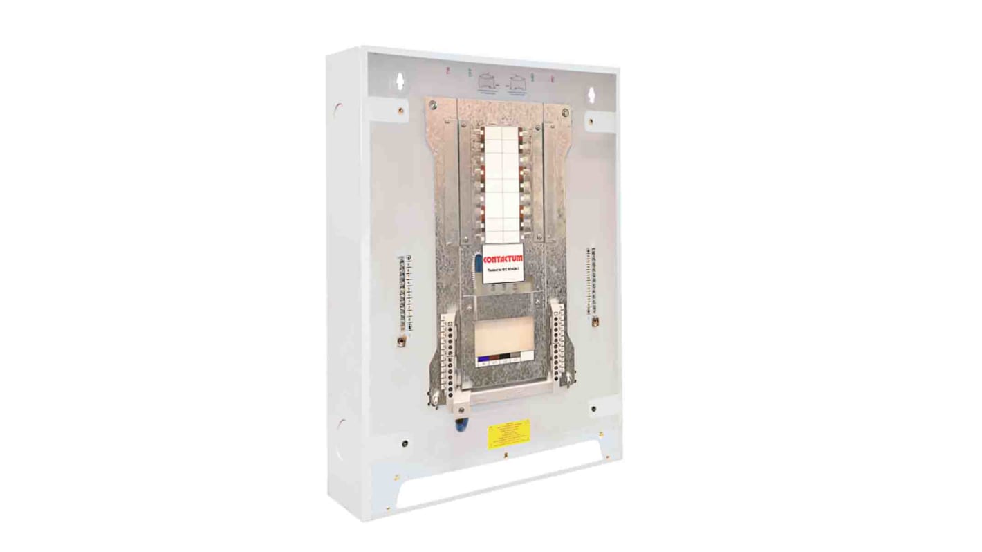 Contactum Contactum 3 Phase Distribution Board, 6 Way, 125 A