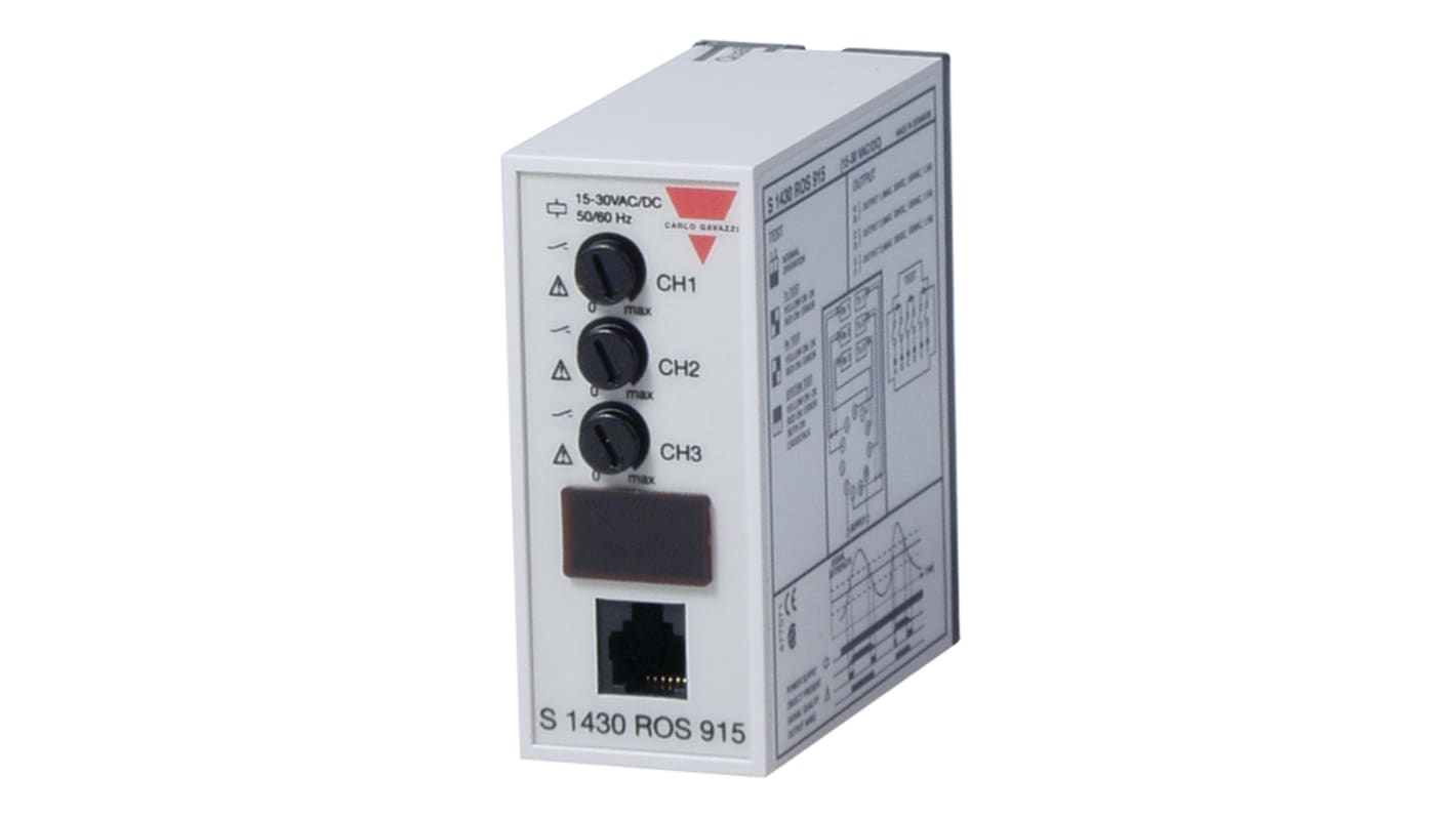 Amplificateur de cellules photélectriques Rétroréfléchissant Carlo Gavazzi, S1430ROS, Bloc