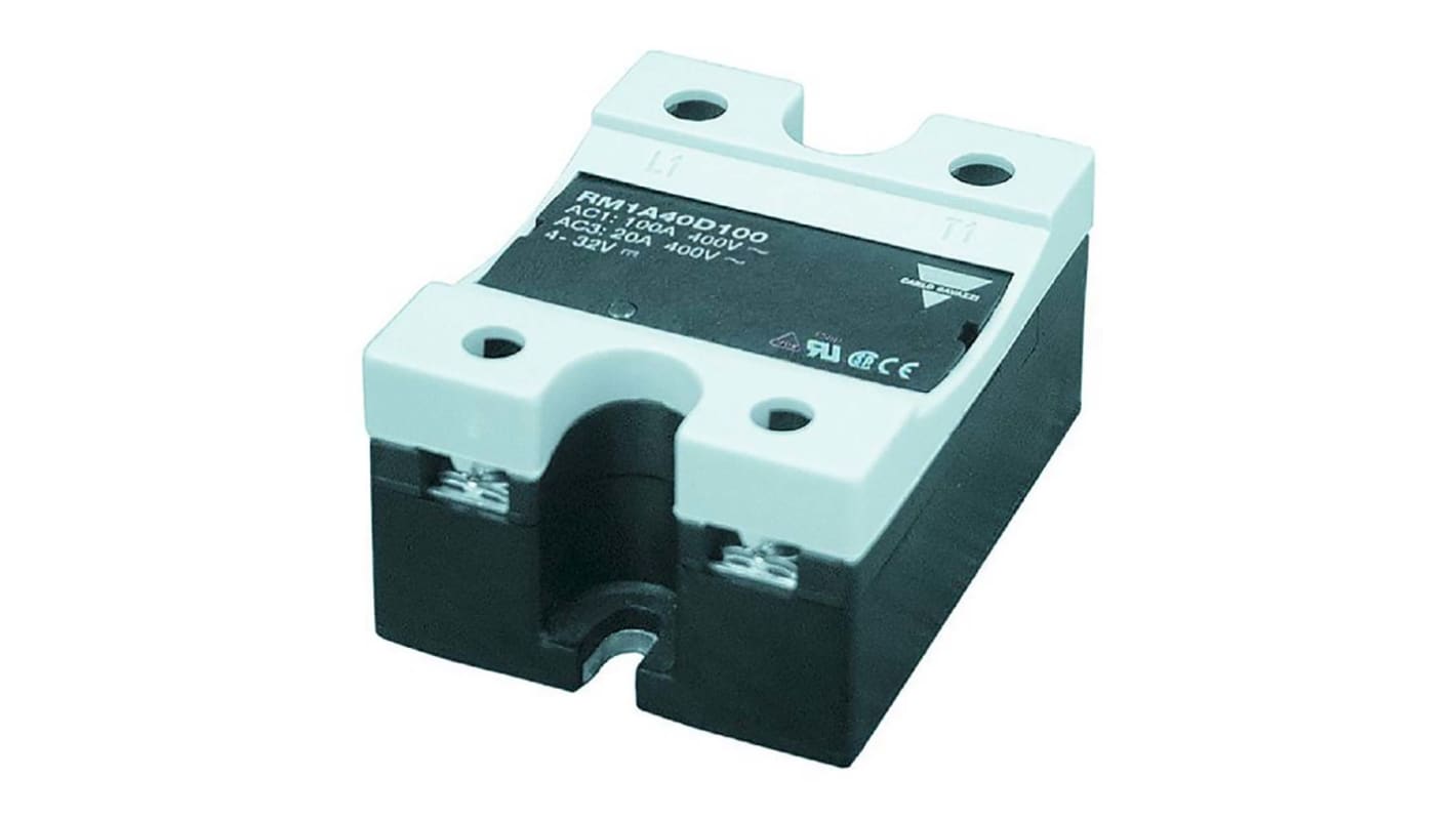 Carlo Gavazzi Szilárdtestrelé, RM 40, 100 A, Null, Panelre szerelhető