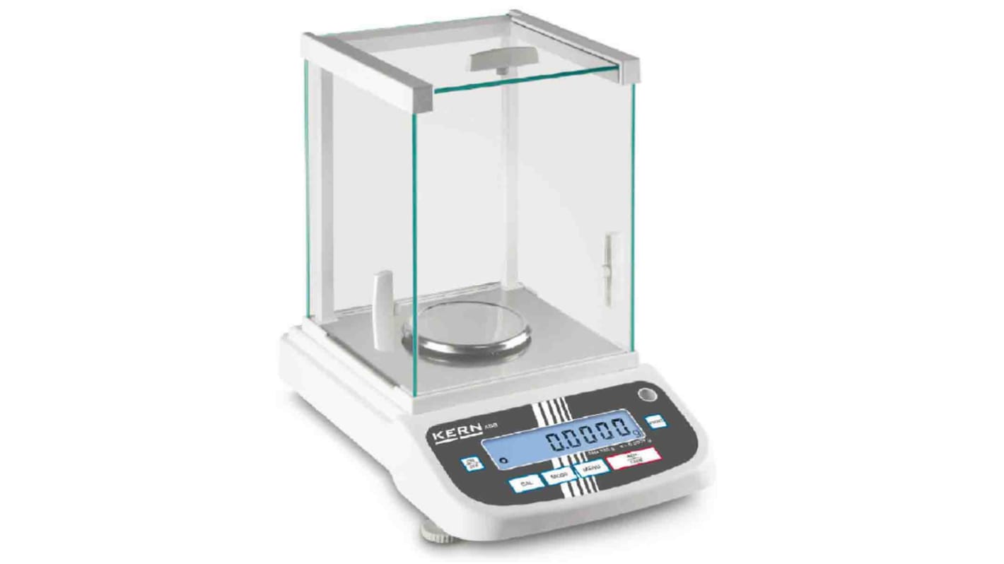 Kern Weighing Scale, 120g Weight Capacity Type B - North American 3-pin, Type C - European Plug, Type G - British 3-pin