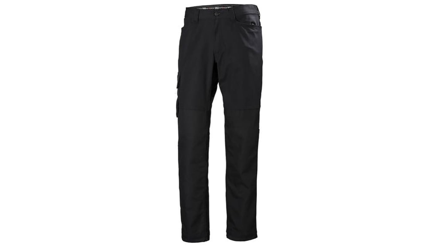Pantaloni da lavoro Nero Cotone, elastan, poliestere Oxford 37poll L