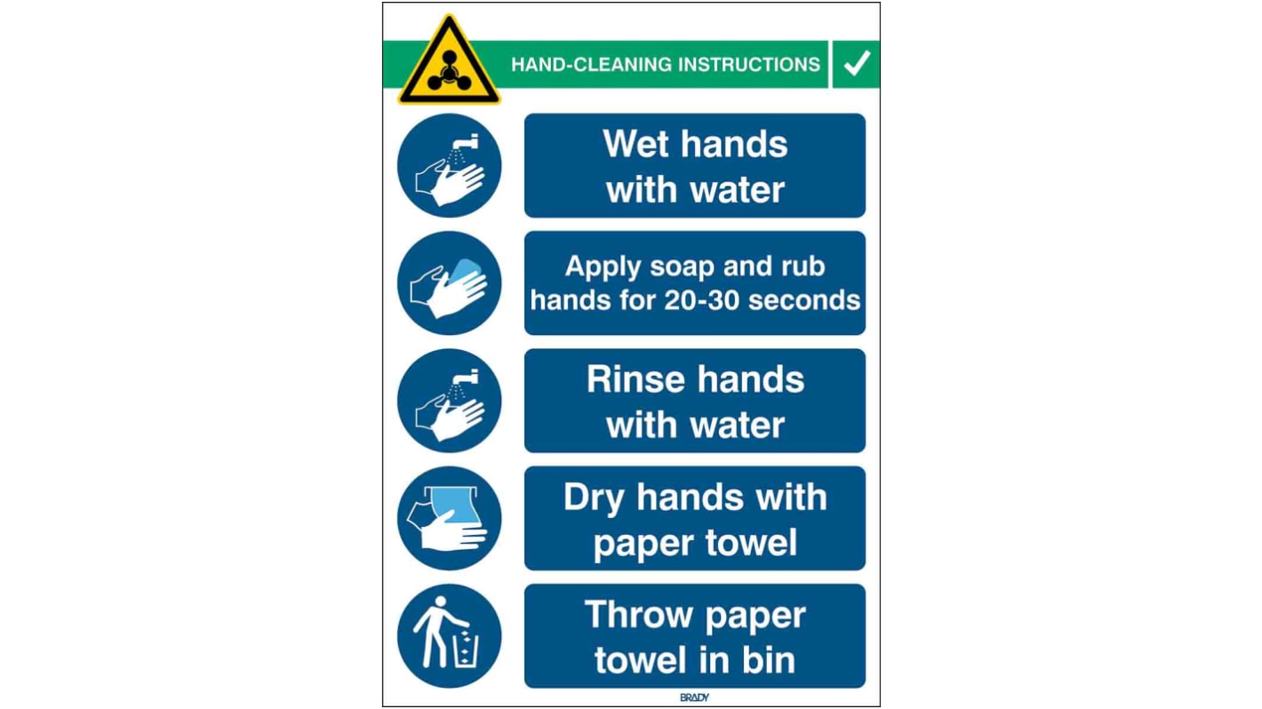 Safety Poster, PP, English, 371 mm, 262mm