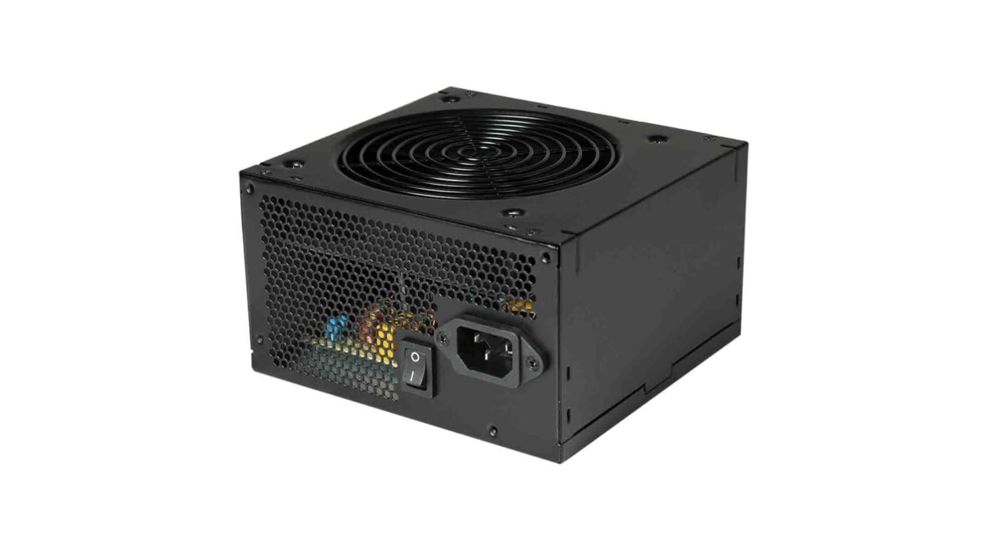 Napájecí zdroj PC 500W, vstupní: 200 → 240V ac, výstup: 3.3V, 5V, 5VSB, 12V, -12V