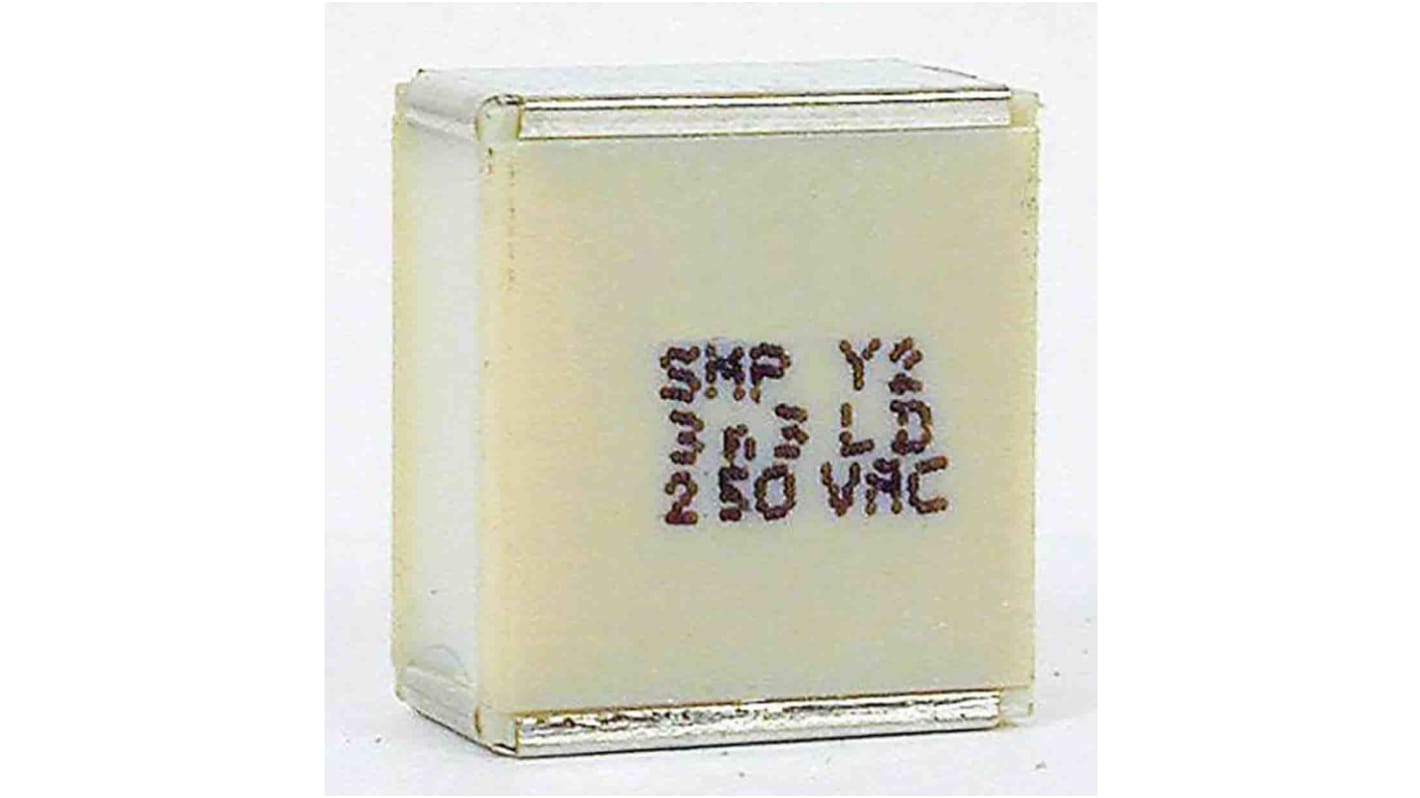 KEMET SMP253 Paper Capacitor, 250V dc, ±20%, 3.9nF, Surface Mount