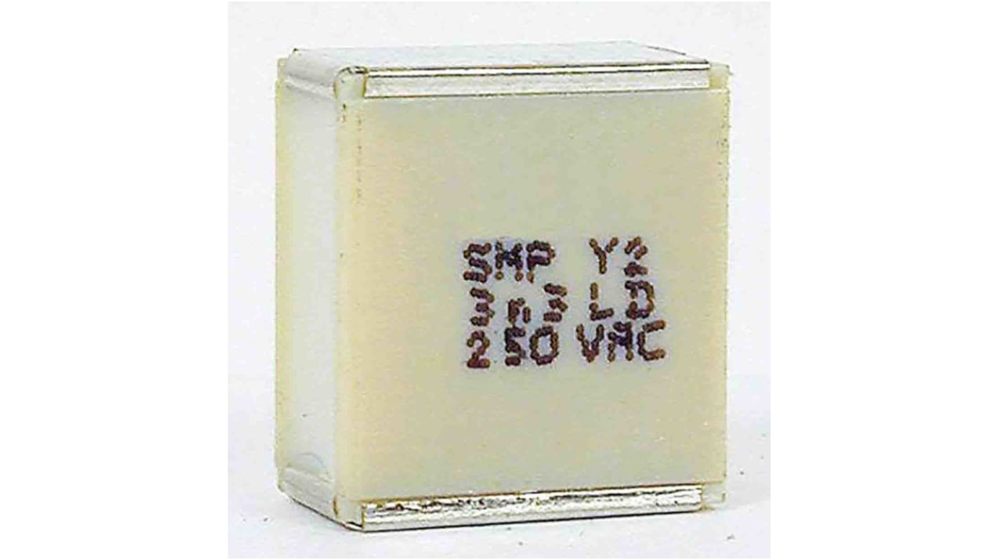 KEMET SMP253 Paper Capacitor, 250V dc, ±20%, 3.3nF, Surface Mount