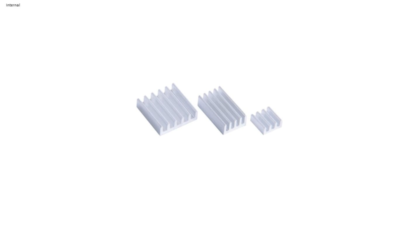 Okdo Raspberry Pi Heatsinks, Pack of 3, Aluminium