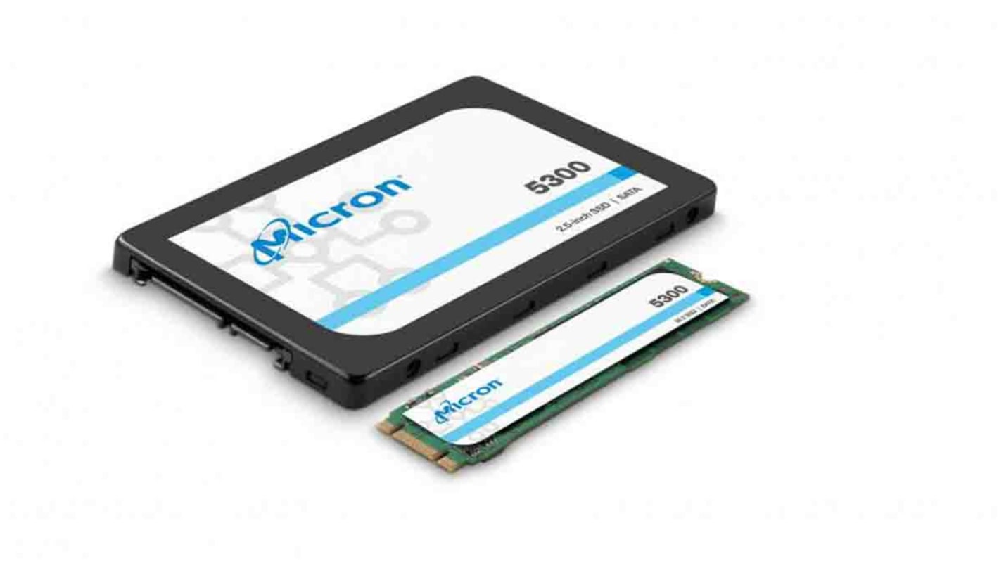 Micron 5300 MAX, 2,5 Zoll Intern SSD-Laufwerk SATA III, 3D TLC, 1,92 TB, SSD