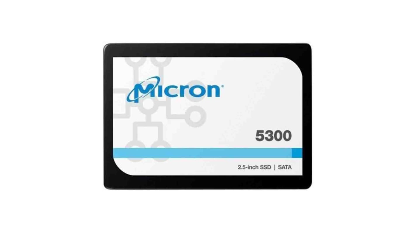 Disco duro SSD interno 2,5 pulg. Micron de 480 GB, SATA III, 3D TLC