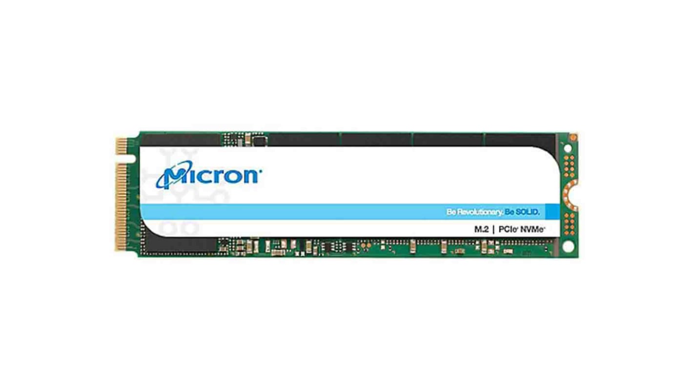 Micron 2200, M.2 (2280) Intern SSD-Laufwerk NVMe PCIe Gen 3 x 4, 3D TLC, 256 GB