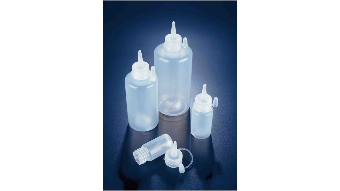 RS PRO 60ml LDPE Narrow Neck Wash Bottle