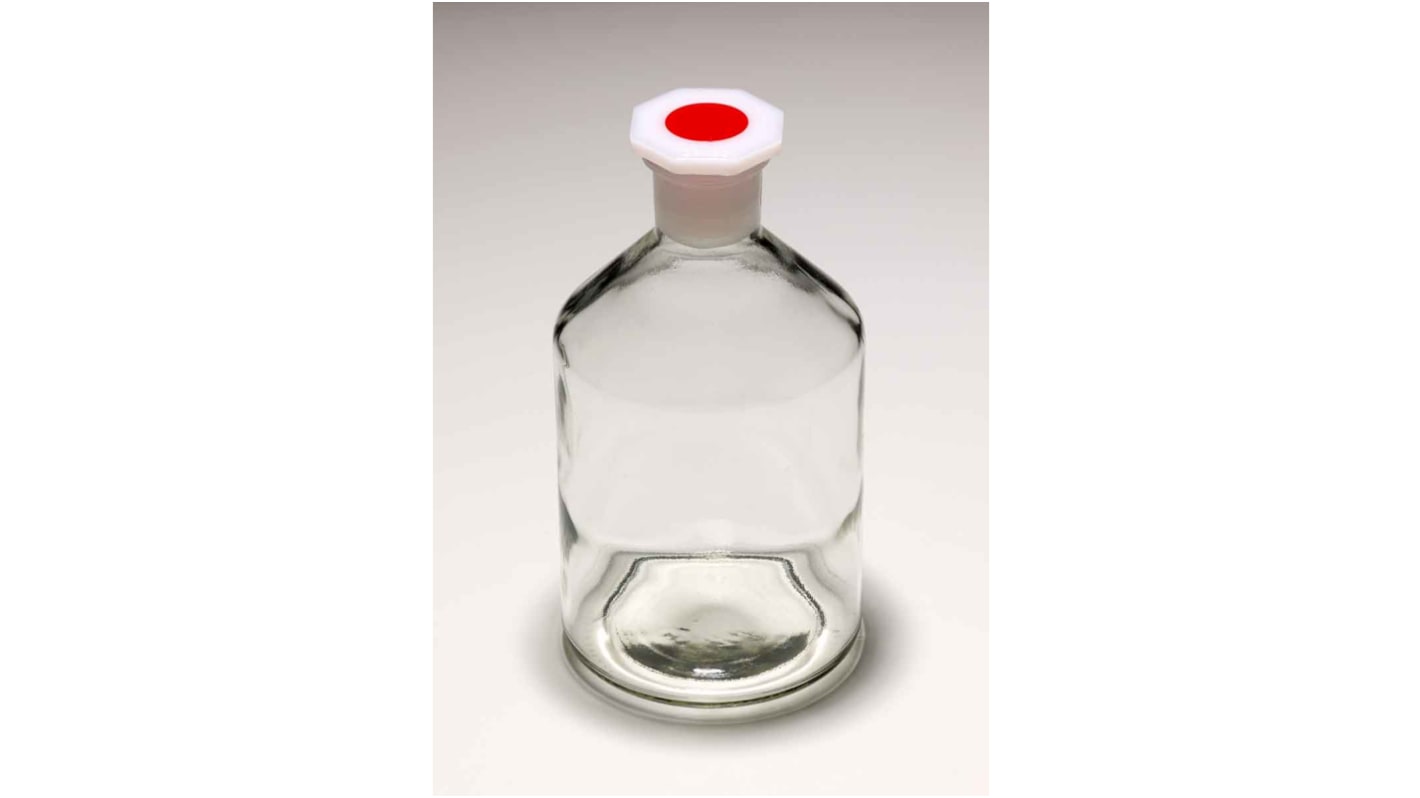 RS PRO Glas Laborflasche 250ml, Ø 69mm Reagenzflasche Enghalsig