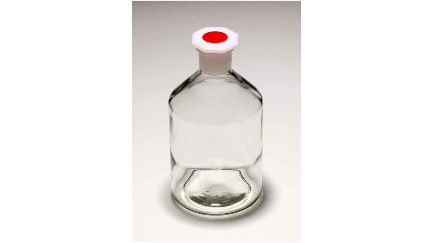 RS PRO Glas Laborflasche 500ml, Ø 85mm Reagenzflasche Enghalsig