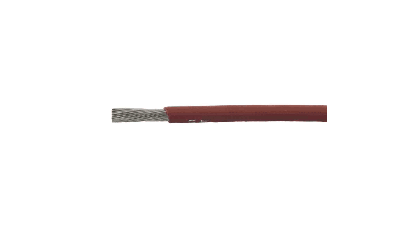 Fils de câblage Alpha Wire UL11028, Ecogen Ecowire Metric, 2,5 mm², Marron, 2,5 mm², 100m, 600 V