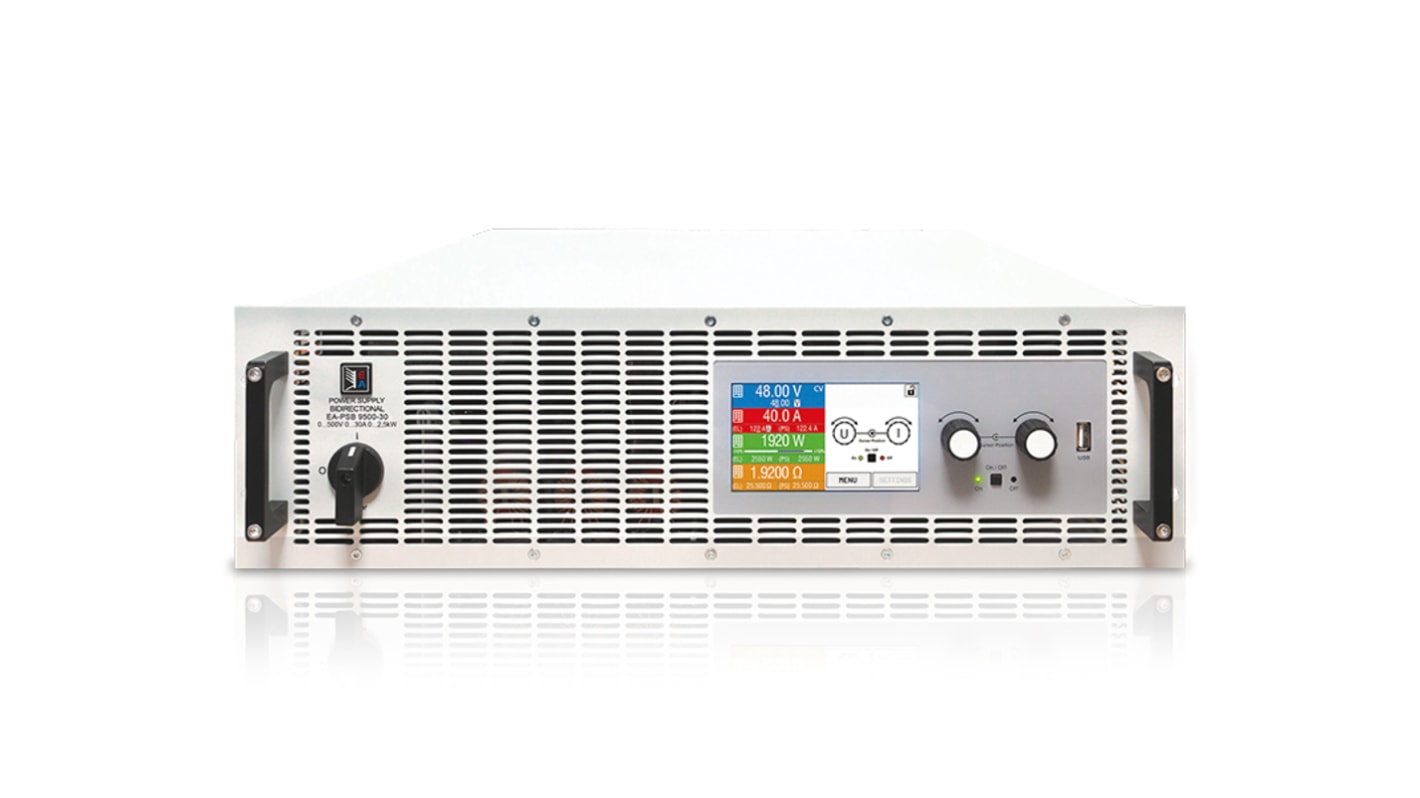 EA Elektro-Automatik EA-PSB 9000 Series Digital Bench Power Supply, 80V, 120A, 1-Output, 2.5kW