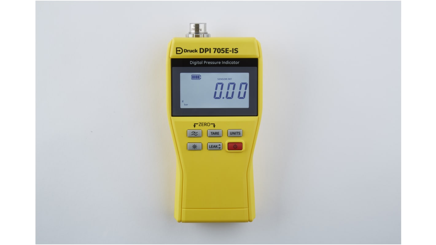 Manómetro Relativo Druck DPI705E, presión de 0bar → 0.35bar