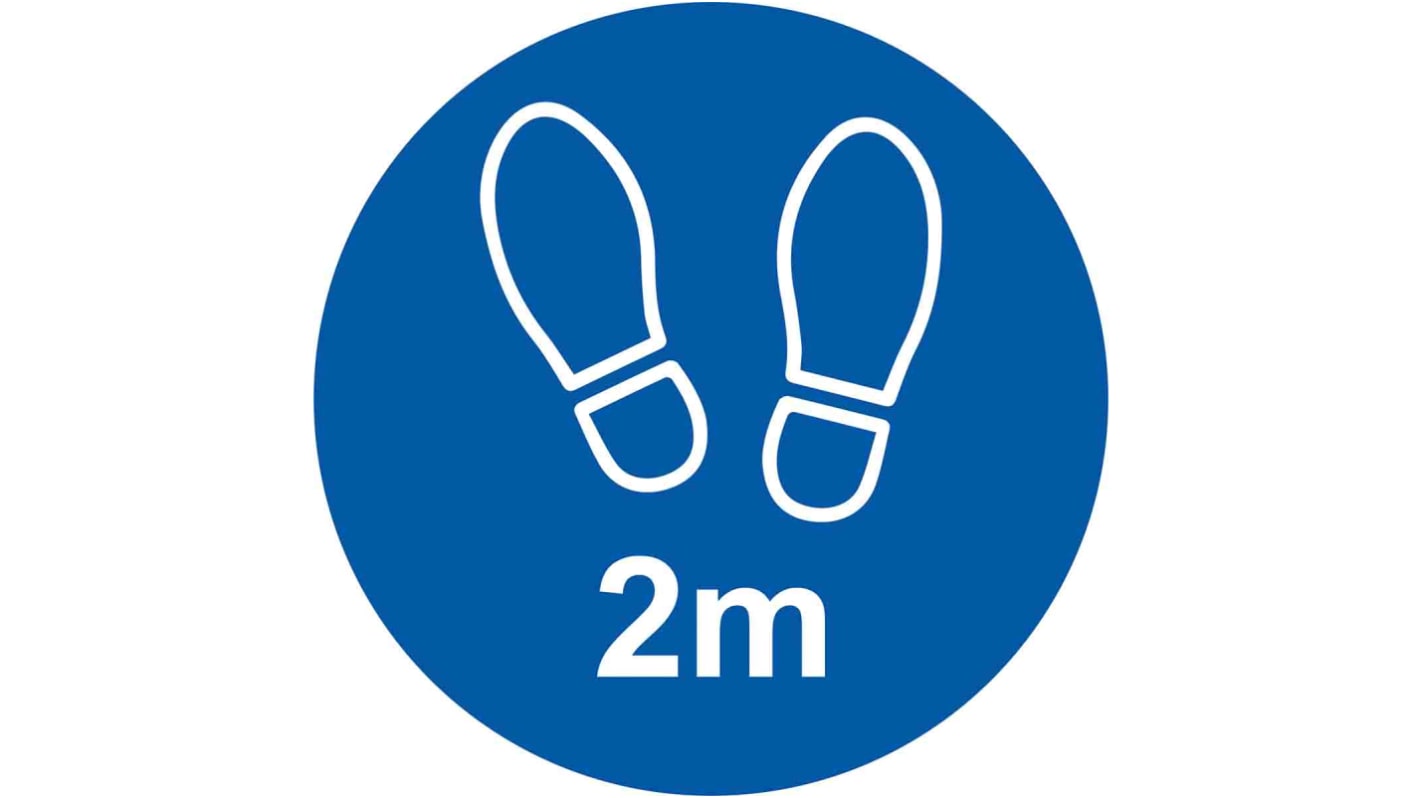 Symbole de distanciation sociale "2m" RS PRO