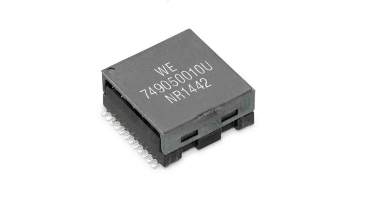 Surface Mount Lan Ethernet Transformer, 17.73 x 14.86 x 7.24mm