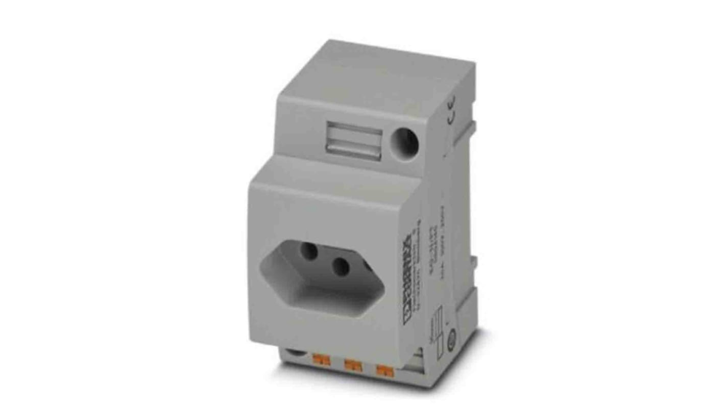 Phoenix Contact Mains Sockets, 10A, DIN Rail, 250 V