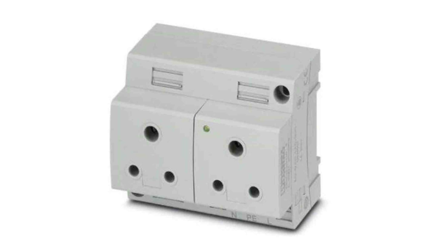 Phoenix Contact Mains Sockets, 6A, DIN Rail, 250 V