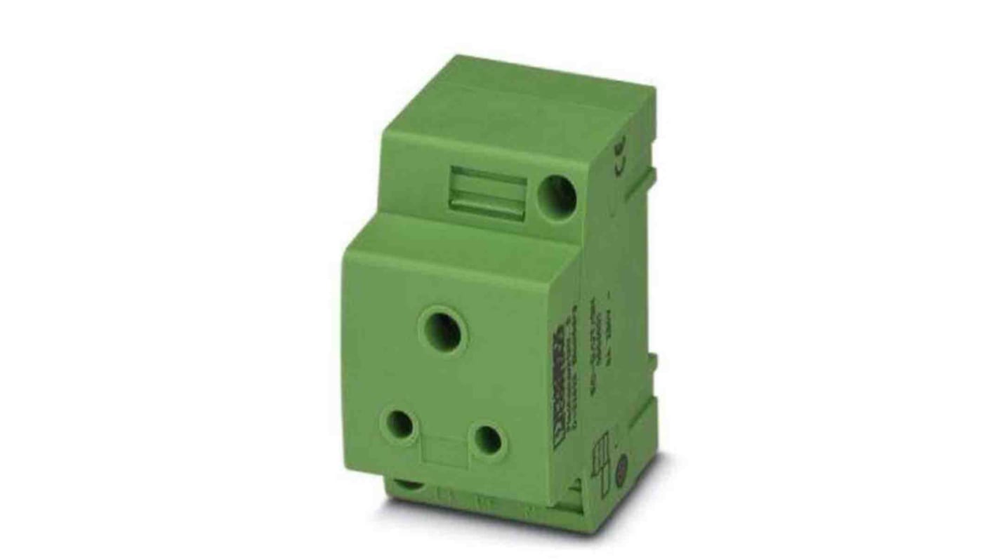 Phoenix Contact Mains Sockets, 6A, DIN Rail, 250 V