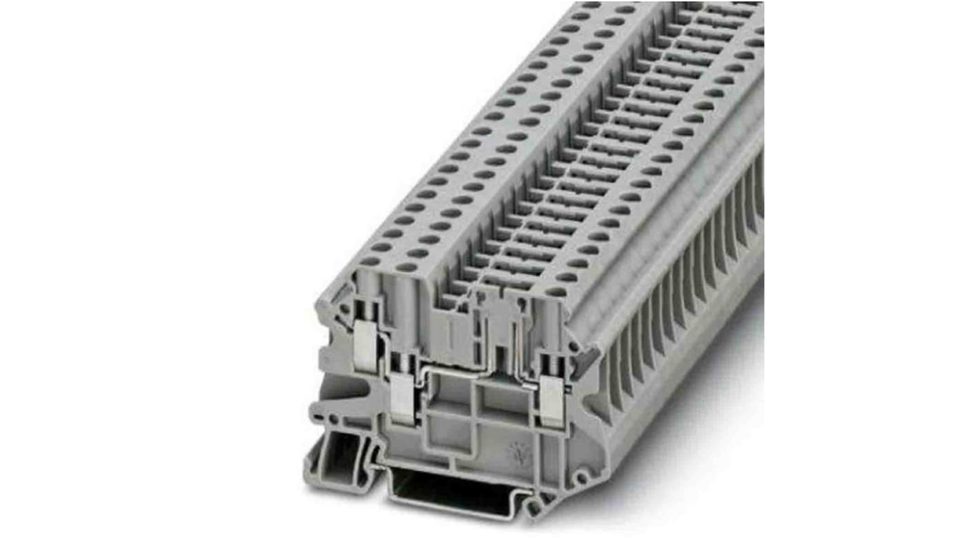 Phoenix Contact UT Series Grey Disconnect Terminal Block, Screw Termination