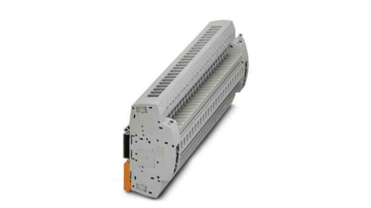 Phoenix Contact UTRE Series UTRE 6-2/25 Non-Fused Terminal Block, 50-Way, 30A, 24 → 8 AWG Wire, Screw Termination