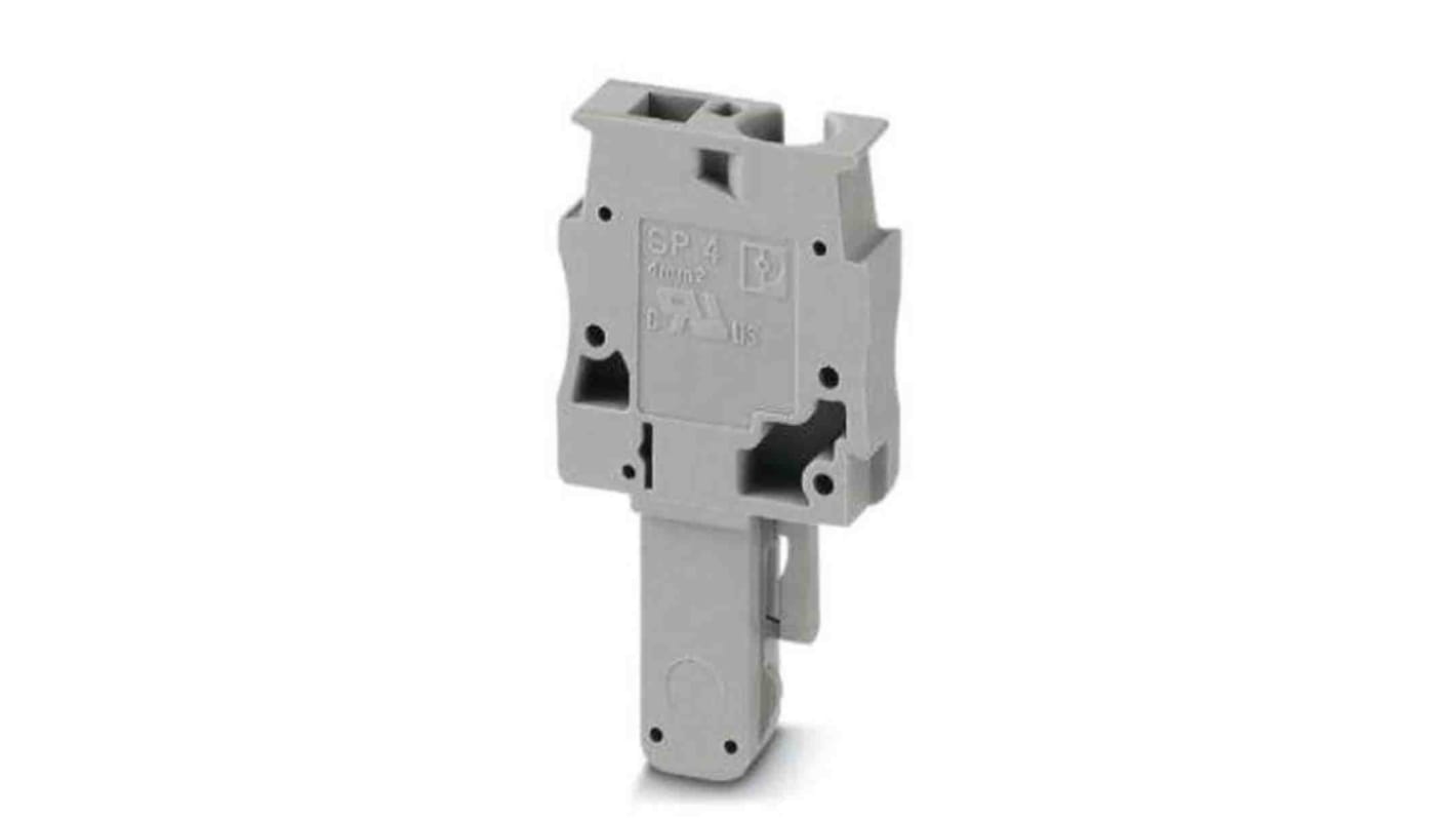 Phoenix Contact 6.2mm Pitch Pluggable Terminal Block, Plug, DIN Rail, Spring Cage Termination