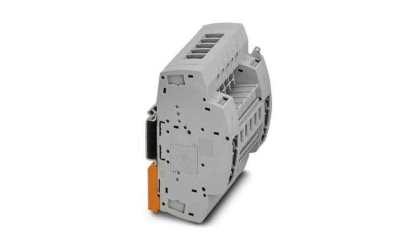 Phoenix Contact UTRE Series UTRE 6-2/5 Non-Fused Terminal Block, 10-Way, 30A, 24 → 8 AWG Wire, Screw Termination