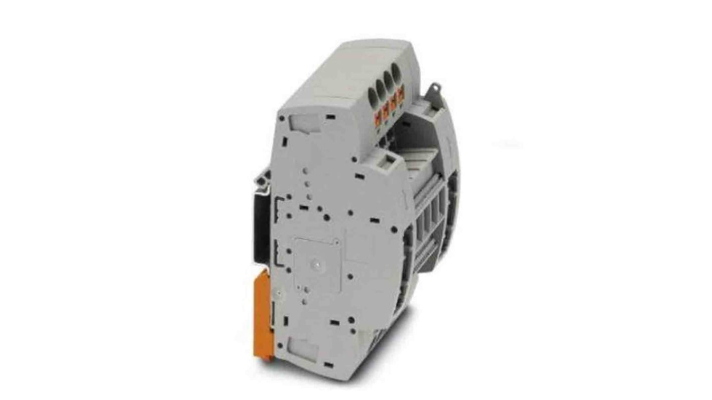 Phoenix Contact PTRE Series PTRE 6-2/4 Non-Fused Terminal Block, 8-Way, 30A, 20 → 8 AWG Wire, Push In Termination