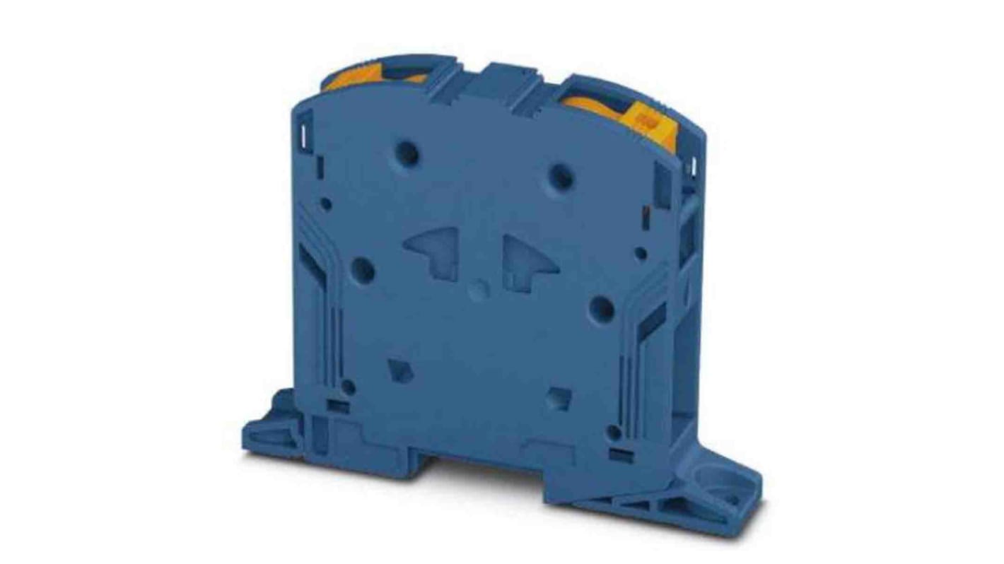 Phoenix Contact PTPOWER Series Blue DIN Rail Terminal Block, 95mm², Screw Termination, ATEX, IECEx