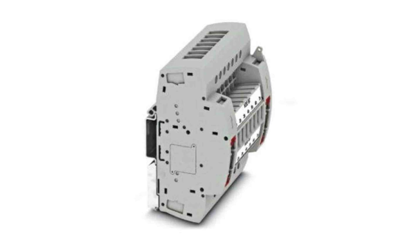 Phoenix Contact UTRE Series UTRE 6-2/B7 Non-Fused Terminal Block, 14-Way, 30A, 24 → 8 AWG Wire, Screw Termination