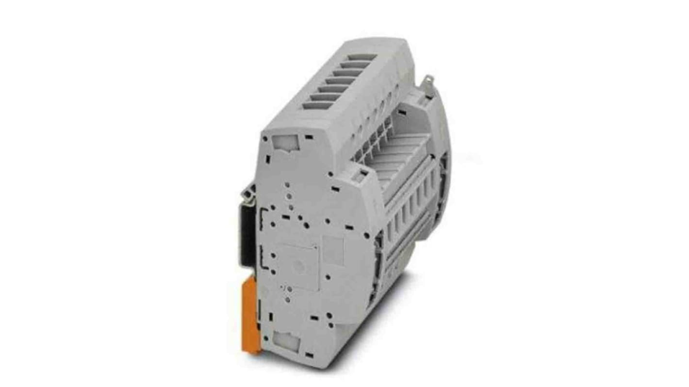 Phoenix Contact UTRE Series UTRE 6-2/7 Non-Fused Terminal Block, 14-Way, 30A, 24 → 8 AWG Wire, Screw Termination