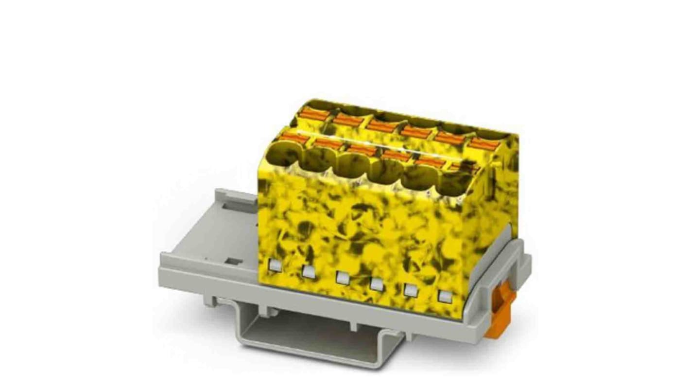 Phoenix Contact Distribution Block, 12 Way, 0.2 → 6mm², 32A, 800 V