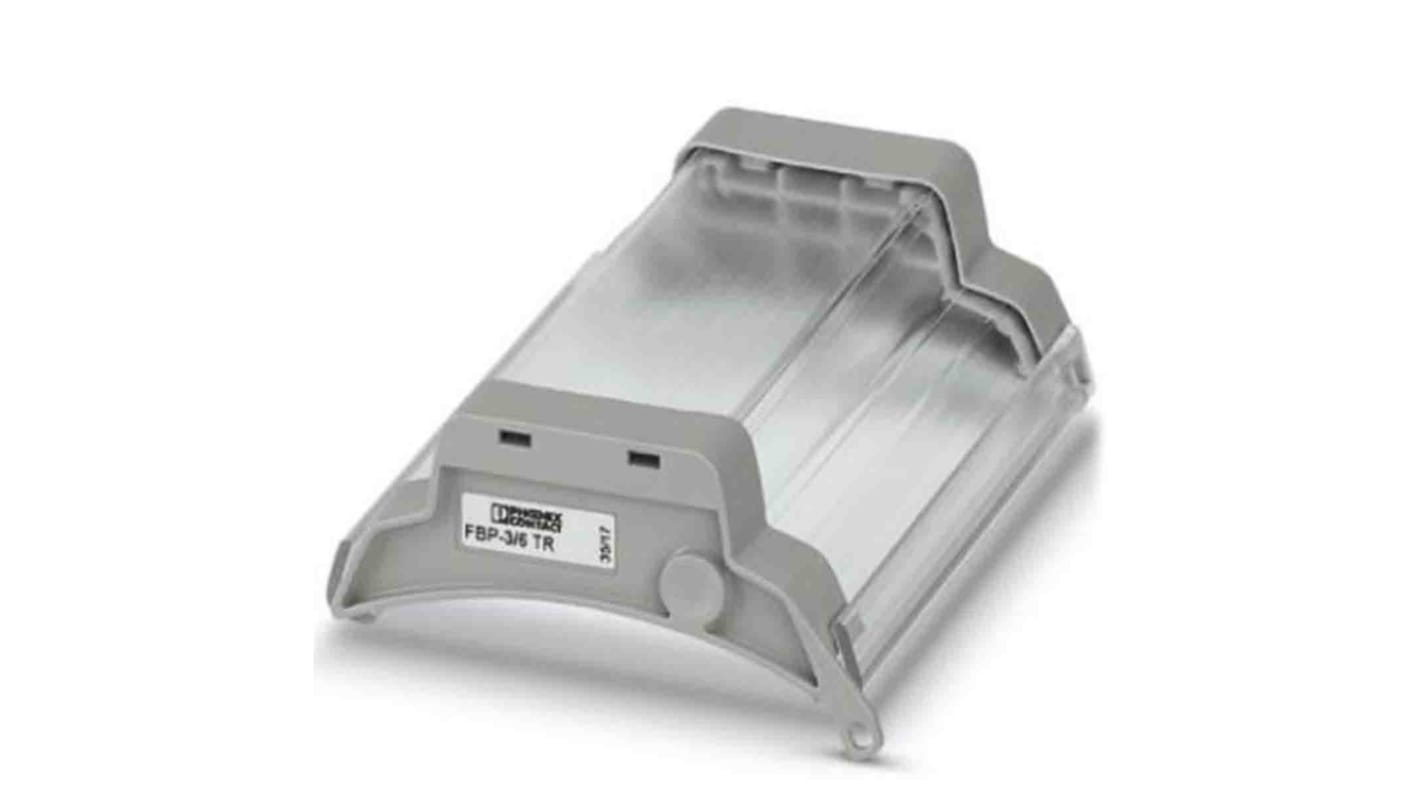 Phoenix Contact FBP Series Clear Cover for Use with DIN Rail Terminal Blocks