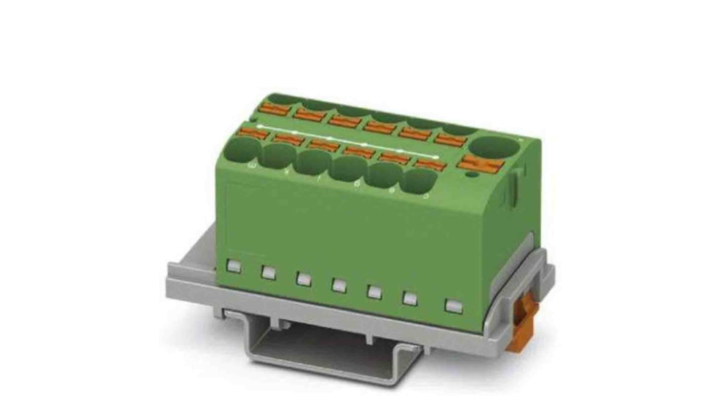 Phoenix Contact Einsteck Verteilerblock 13-polig , 24 bis 10 AWG, 32A / 800 V, 0.2 → 6mm², Polyamid, IP20